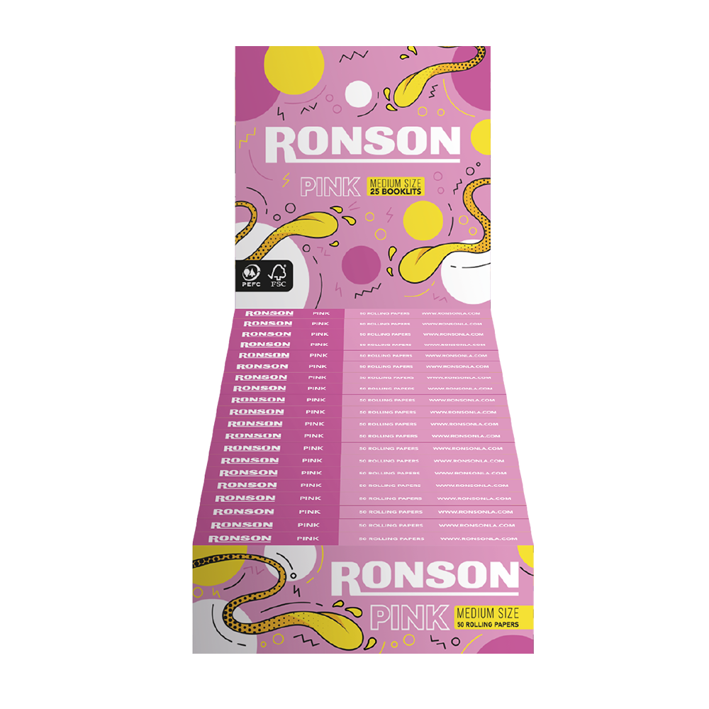 Display Ronson Papelillos Pink