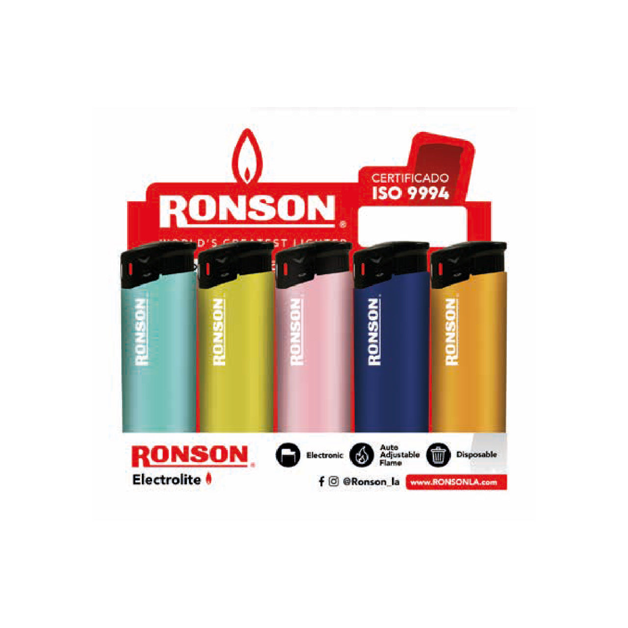 Encendedor Ronson Electrolite