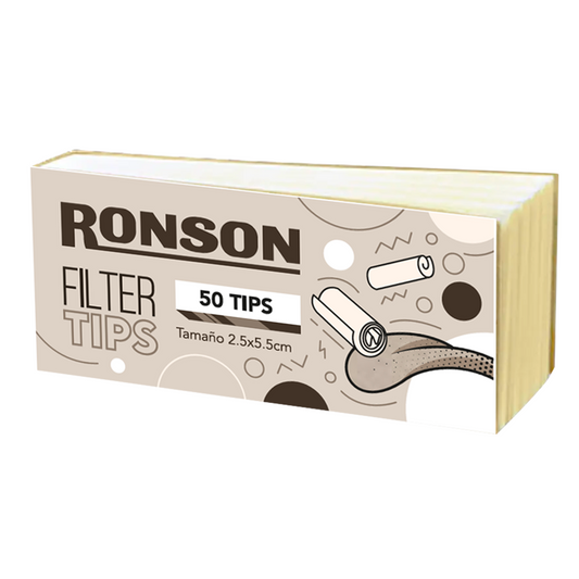 Display Ronson Filtros de Papel (Tips)